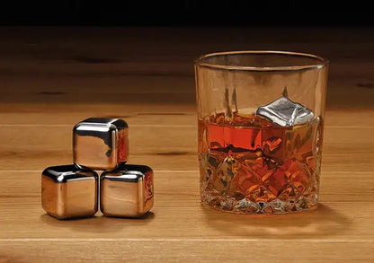 8 Pcs Stainless Steel Ice-Cubes Pepadia Online Shop