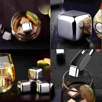 8 Pcs Stainless Steel Ice-Cubes Pepadia Online Shop